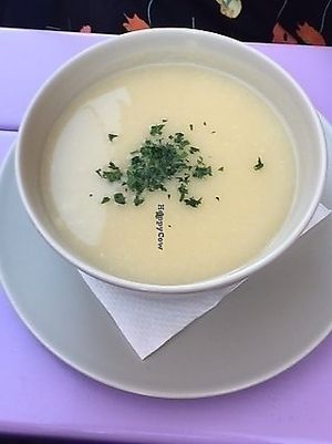 Daily soup (broccoli)  at Artha in Porec