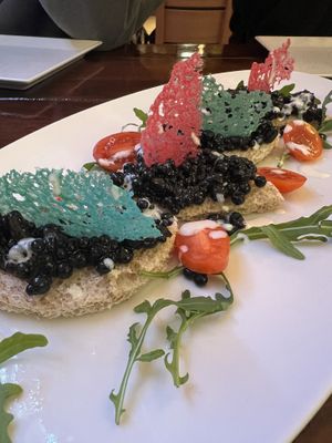 veganer Kaviar  at Artha in Porec