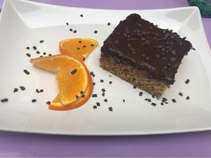 Cake of the day - Jaffa Cake  at Artha in Porec
