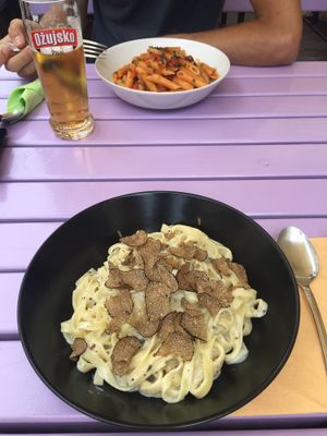 pasta at Artha in Porec