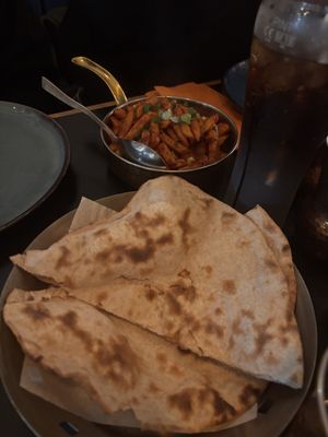 Szechuan fries   at Hungamaa in Manchester