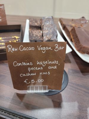 Raw cacao vegan bar at The Truffle Fairy in Kilkenny