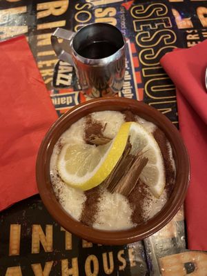 Rice pudding   at Plantuguese in Bristol