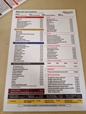 Make your own sandwich at Maravija Paninotteria in Gallipoli