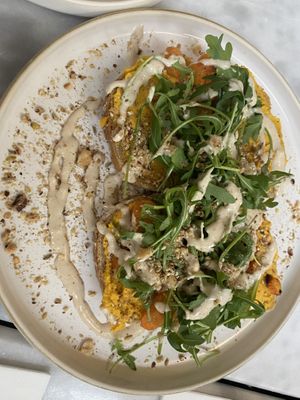 Smashed carrot  at June  in Tilburg