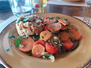 Alheira vegan at Beer's in Coimbra