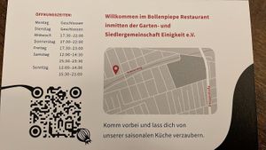  at Bollenpiepe Restaurant in Berlin