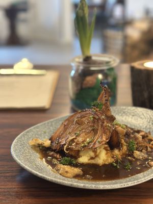 Gebackener Weißkohl #Veganuary at Bollenpiepe Restaurant in Berlin