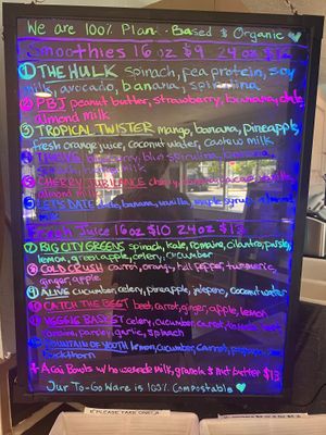 Smoothies, Juices and Açaí Bowls  at Elevate Medicine Collective in Jacksonville