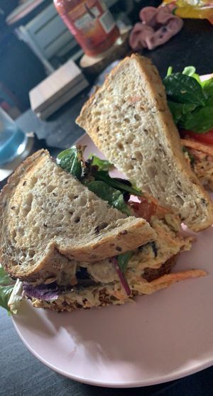 Chicken Salad Sandwich 🖤 at Red Hook Coffee and Tea in Philadelphia
