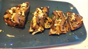 Crostone at Ca La Mora Italian Restaurant in Barao De Sao Joao