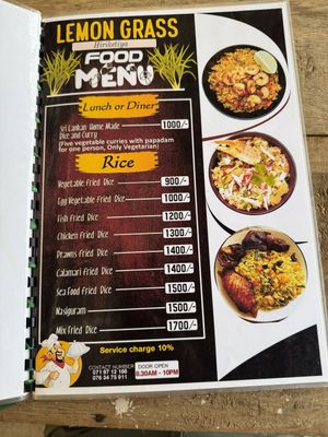   at Lemon Grass Cafe in Dikwella