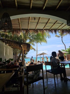 Restaurant at La Playa  in Dikwella