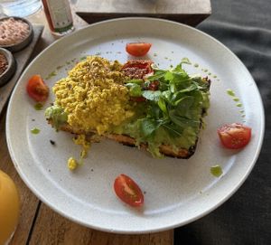 Tofu Scramble  at La Playa  in Dikwella