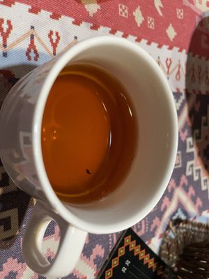 Black tea #Veganuary at Getashen Smoker Bar in Tashkent