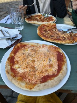 non vegan in the back   at Cafeteria-Trattoria Am Rathaus in Osnabruck