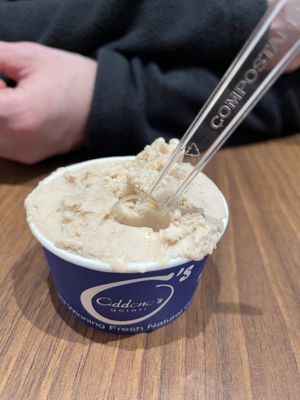 Vegan hazelnut  at Oddono's  in South West London
