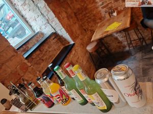 Seats inside at HOT PLANTS in Prague