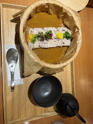 Vegan curry   at Curry & Tempura Koisus in Kyoto