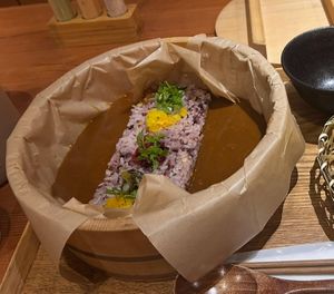 Vegan curry  at Curry & Tempura Koisus in Kyoto