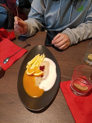 Mango sticky rice at Vegansia in Berlin