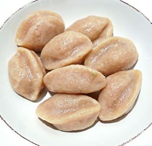 Songpyeon, rice cake is necessary dish in Chuseok, Korean Thanksgiving Day. at Sleeping Strawberry Guesthouse in Seoul