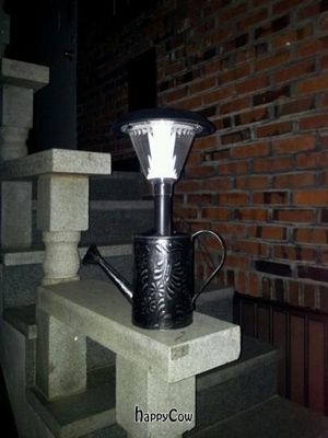 solar light at Sleeping Strawberry Guesthouse in Seoul