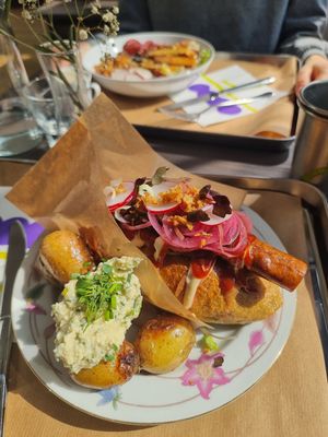 Their "hot dog" variant at Grashka Deli in Ljubljana