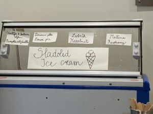Ice cream at Grashka Deli in Ljubljana