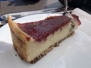 Cheese Cake  at Grashka Deli in Ljubljana