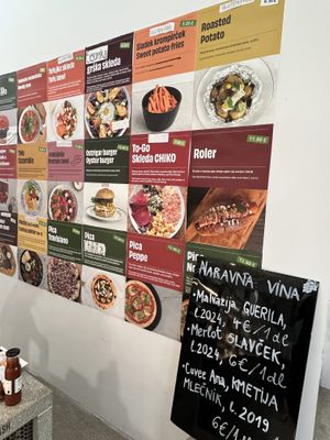 Wall  at Grashka Deli in Ljubljana