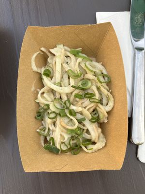 Vegab fennel coleslow salad  at Grashka Deli in Ljubljana