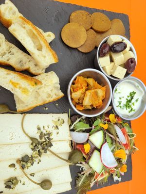 Plate for 2 to share at Grashka Deli in Ljubljana