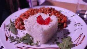 Chickpeas with basmati at Mare  in Lagos