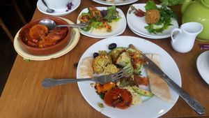 Scrumptious lunch at Tierra Kitchen in Lyme Regis