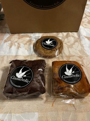 Brownie Pumpkin bread & cinnamon cookie  at Cinnaholic in Visalia