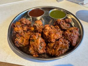 Vegetable Pakora at Naan Point in San Bruno