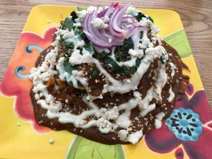 Aztec Cake  Amazing!!! at La Senda Restaurante in Playa Del Carmen