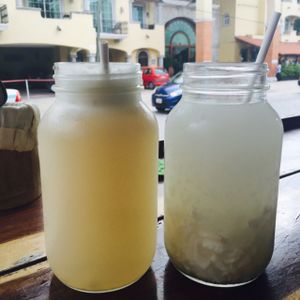 Ginger lime & coconut at La Senda Restaurante in Playa Del Carmen