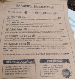 Menú 1 at La Senda Restaurante in Playa Del Carmen