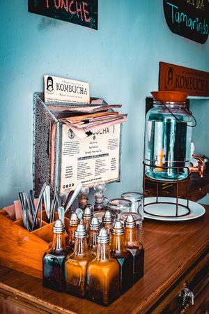 You can drink Kombucha at La Senda Restaurante in Playa Del Carmen