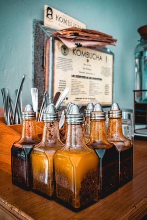 Sauces at La Senda Restaurante in Playa Del Carmen