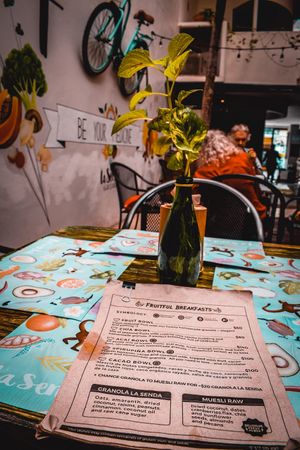 Menu at La Senda Restaurante in Playa Del Carmen