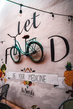 Wall at La Senda Restaurante in Playa Del Carmen