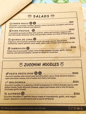 Menu  at La Senda Restaurante in Playa Del Carmen