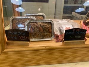 Vegan cakes at O'ganic Concept Ari in Bangkok