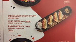 Gyoza at Ginza Sushi Bar in Helsinki