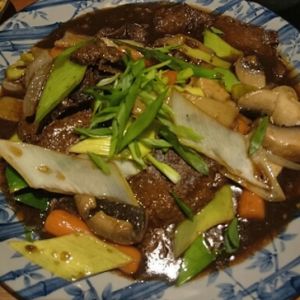 Mock beef. at Pod Norenami in Krakow