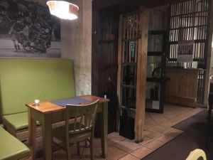 inside  at Pod Norenami in Krakow