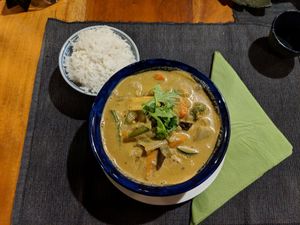 curry at Pod Norenami in Krakow